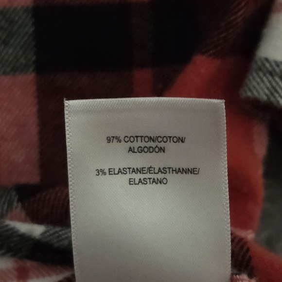 Lucky Brand Saturday Stretch Long Sleeve Shirt Mens XL Red Plaid Pockets Casual - Picture 4 of 7